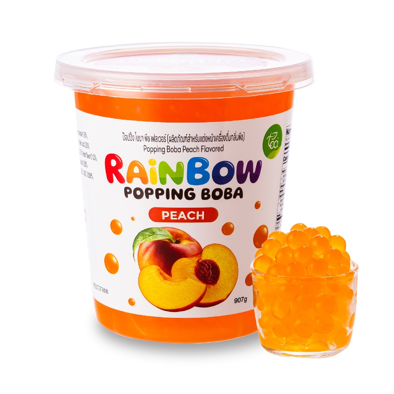 Rainbow Popping - Peach Flavor 907 g
