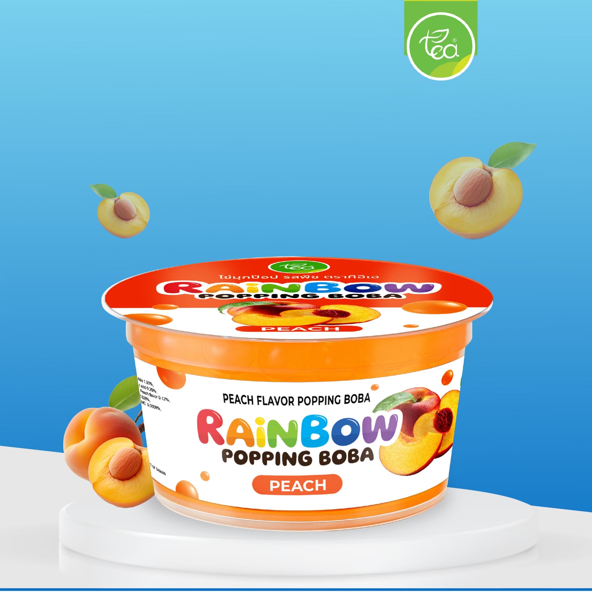 Rainbow Popping - Peach Flavor 130 g